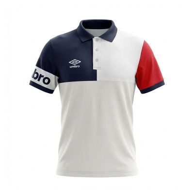 POLOS UMBRO ORIGINAL HOMME BLANC COTON